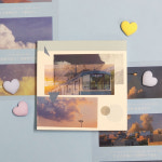 PET 감성 풍경 스티커 달빛 꿈나라