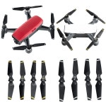 DJI 스파크 드론용 퀵 릴리스 접이식 탄소 섬유 블레이드 프로펠러 4730 교체 소품 날개 예비 부품 액세서
