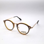 rorgge 남자 여자 원형 메탈 뿔테 안경 316