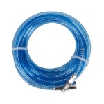 코리아뉴메틱 우레탄연질파워호스8x4 투명청색