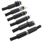 10Pcs DC 커넥터 5 5x2 전원 플러그 남성 잭 소켓 너트 패널 마운트 어댑터