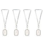 아크릴 양면 사원증 케이스 2p 세로형 명찰