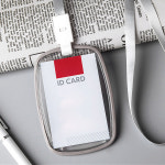 아크릴 양면 사원증 케이스 2p 세로형 명찰