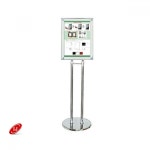 자석형 포스터스탠드 A2 크롬도금 ZP-3522C