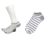 남자 얼룩말 발목양말 회흰 5켤레