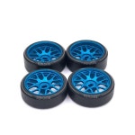 WLtoys Jingshang 모기 자동차 128 RC 자동차 업그레이드 와이드 2 개 좁은 2 개 외경 드리프트 휠 타이어
