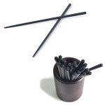 PC재질 식당 업소용 육각 저분 젓가락 10호