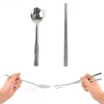 식당 업소용 스텐 숟가락 수저 젓가락 10호 1세트