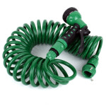 정원호수 베란다청소용 마당 코일 긴호스 7 5m 세차용