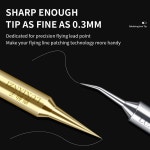 납땜 인두 용 LUXIANZI 팁 무연 구리 플라이 라인 용접 팁 정밀 0 주석 솔더 철 헤드 BGA 도구 LXZ922004