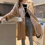 린넨 얇은 롱자켓 가을 롤업 여성 가을룩 코디