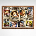 학산문화사 500조각 직소퍼즐 - 원피스 현상수배서 액자세트