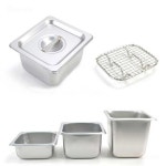 높이 6분의1 십자 받침 스텐 바트 밧드 뚜껑포함