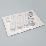 빈티지 싱글 코일 ST 픽업 커버 2 톤 1 볼륨 노브 스위치 팁 부품 세트