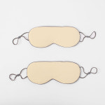 딥슬리핑 양면 수면안대 2p 옐로우-그린 눈가리개