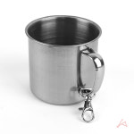 캠핑 등산 컵 스텐컵 아웃도어 손잡이 물컵 물잔