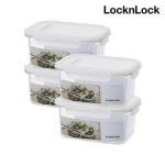 락앤락 4개 락앤락 항균 비스프리 테이블탑 직사각 1 1L LBF53