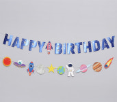 우주 가랜드 생일 파티 어린이집 유치원 포토존 생일 축하