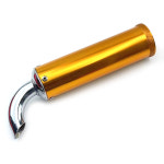 오토바이소음기 오토바이 레이싱 배기 범용 금속 2 스트로크 파이프 60x200mm-276