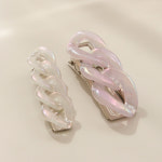 제이로렌 오로라 홀로그램 클립체인 언발 집게핀 세트 H0846