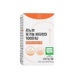 리노브 유기농 비타민D 1000IU 300mg x 60정