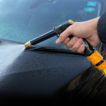 조정 가능한 고압 세척기 총 패턴 세차 기계 정원 급수 호스 노즐 스프링클러 범용 세차 키트