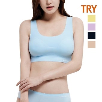트라이 트라이 여성 심프리 브라탑