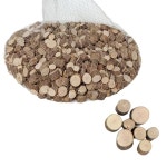 뚝딱 천연나무 조각 원형 미니 500g 약1000개 만들기 교구 재료