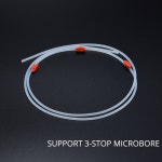 1미터 마이크로보어 3스톱 실리콘 튜브 백금 등급 펌프 연동 멀티 경화 호스용 옵션 사이즈