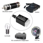 자동차 트럭용 모터 속도 조절기 스위치 선풍기 히터 제어 DC 12V 24V 10 A 1PC