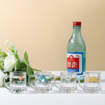 캐릭터 굿즈 술잔 맥주소주잔 4p 세트