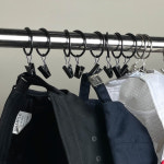 블랙 커튼집게고리 커튼링 커튼집게링 집게링 커튼링