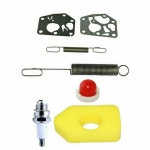 7 Pcs 가스 켓 공기 필터 점화 플러그 입문서 전구 모어 엔진 키트 모터 Graden 도구 부품 691859 692211