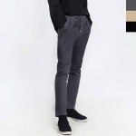 D23 남자 밴딩 스판 일자 면바지 캐주얼