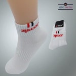 킹 King 골프양말 여성용 흰색 단목 3켤레 100 국산제품 고급양말 숙녀화양말 발목양말 단목양말