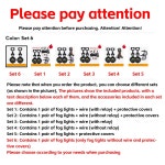 업그레이드 오토바이 안개등 보조 조명 밝은 램프 R1200GS F800GS F700GS F650 40W Set 6 K1600 6000K