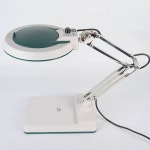 확대경 10배율 led 램프 20배율 배율 스탠드 작업용 광학렌즈