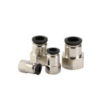 블랙 에어 호스 피팅 1 8 1 4 3 8 1 2 PC PL 튜브 커넥터 공압식 퀵 커플링 파이프