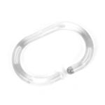 샤워커텐고리 욕실커튼고리 투명 12P