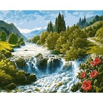 아트조이 계곡 캔버스 명화그리기 40x50 퍼즐사랑