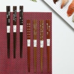 일본 아오바 페인팅 천연목 젓가락 1인조나무젓가락