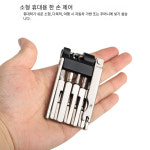 자전거 도구 키트 MTB 체인 커터 용 접이식 육각 스포크 렌치 산악 도로 스크루 드라이버 다기능 세트