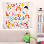 대형 패브릭 포스터 생일축하 아이들