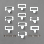 영달철물 가구 명찰손잡이 10p세트 이름표 서랍손잡이