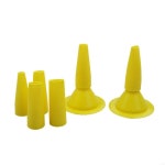 573d 내구성 소시지 코킹 건 콜크 노즐 팁 도구 cone nozzles 재사용