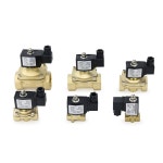 1 4 3 8 1 2 3 4 1 DN8 10 15 20 25 32 전기 솔레노이드 밸브 폐쇄 IP65 물 오일 공기 12V 24V 220V 110V 1 4 AC110V