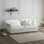 버즈가구 온더클라우드 오가닉 패브릭소파 PR701-2 스툴미포함