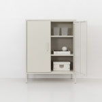 마켓비 MKB 캐비넷 모던세로중 2문 수납장