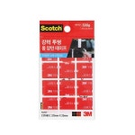 3M 3M 강력 투명 폼 양면테이프 사각 325CT