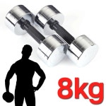 영일 영일 모든A 그립감이 뛰어난 한국산 크롬도금 아령 4kg